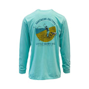 Copy of Southern Culture Hunt by Gordon Allen Long Sleeve T-Shirt T-Shirt Little Brown Dog Southern Trade Co Clearwater Blue S