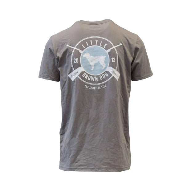 Copy of Sporting Life Short Sleeve T-Shirt T-Shirt Little Brown Dog Southern Trade Co Hurricane Grey S