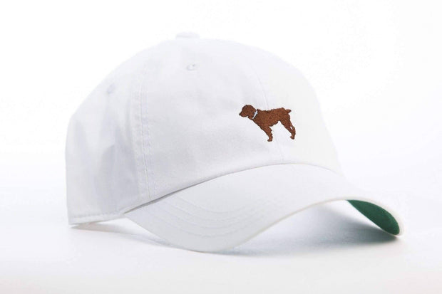 Little Brown Dog Lightweight Hat - White - Little Brown Dog Southern Trade Co