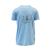 Copy of Tight Lines by Gordon Allen Short Sleeve T-Shirt T-Shirt Little Brown Dog Southern Trade Co Blue Sky S