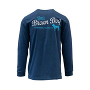 Copy of Pop Bottle Long Sleeve T-Shirt Long Sleeve T-Shirt Little Brown Dog Southern Trade Co Navy Blue S