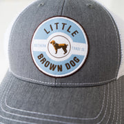 Little Brown Dog Trucker Hat - Grey Hat Little Brown Dog Southern Trade Co
